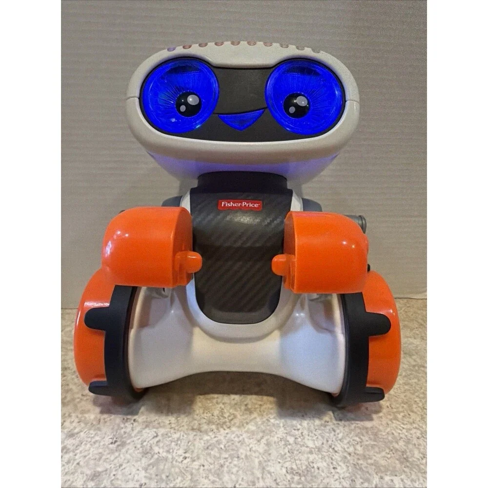 Fisher Price Kinderbot Coding Educational Toy Works Moves Talks Lights